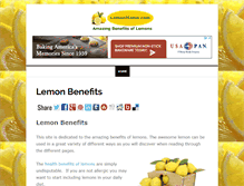 Tablet Screenshot of lemonmania.com